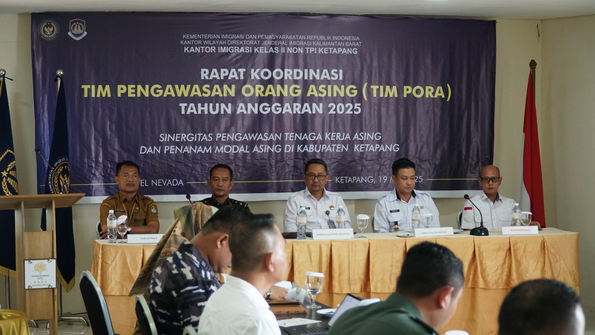Imigrasi Ketapang Gelar Rapat Timpora Bahas Orang Asing Penanam Modal dan TKA