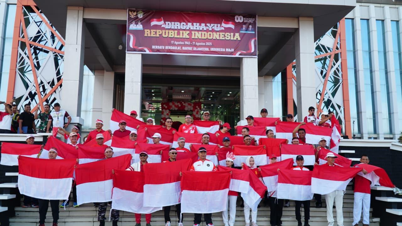 Imigrasi Ketapang Hadiri Pembukaan Rangkaian Kegiatan Memperingati HUT R.I ke-80 oleh Pemkab Ketapang