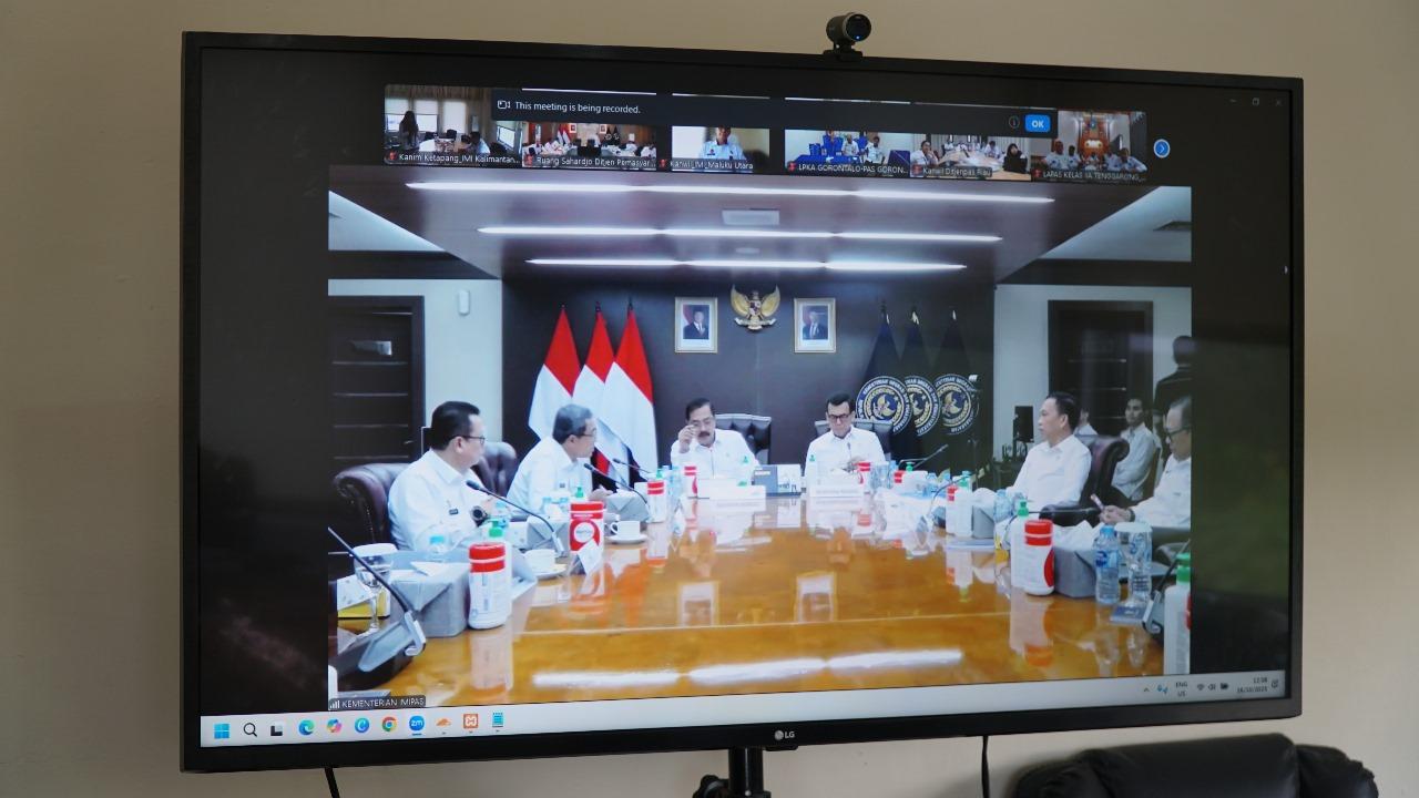 Imigrasi Ketapang Hadiri Rapat Analisis dan Evaluasi Triwulan III Kemenimipas 2025