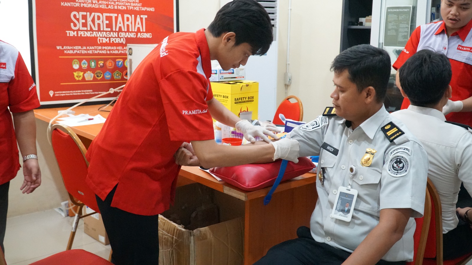 Peduli Kesehatan Pegawai, Imigrasi Ketapang Laksanakan Medical Check-Up