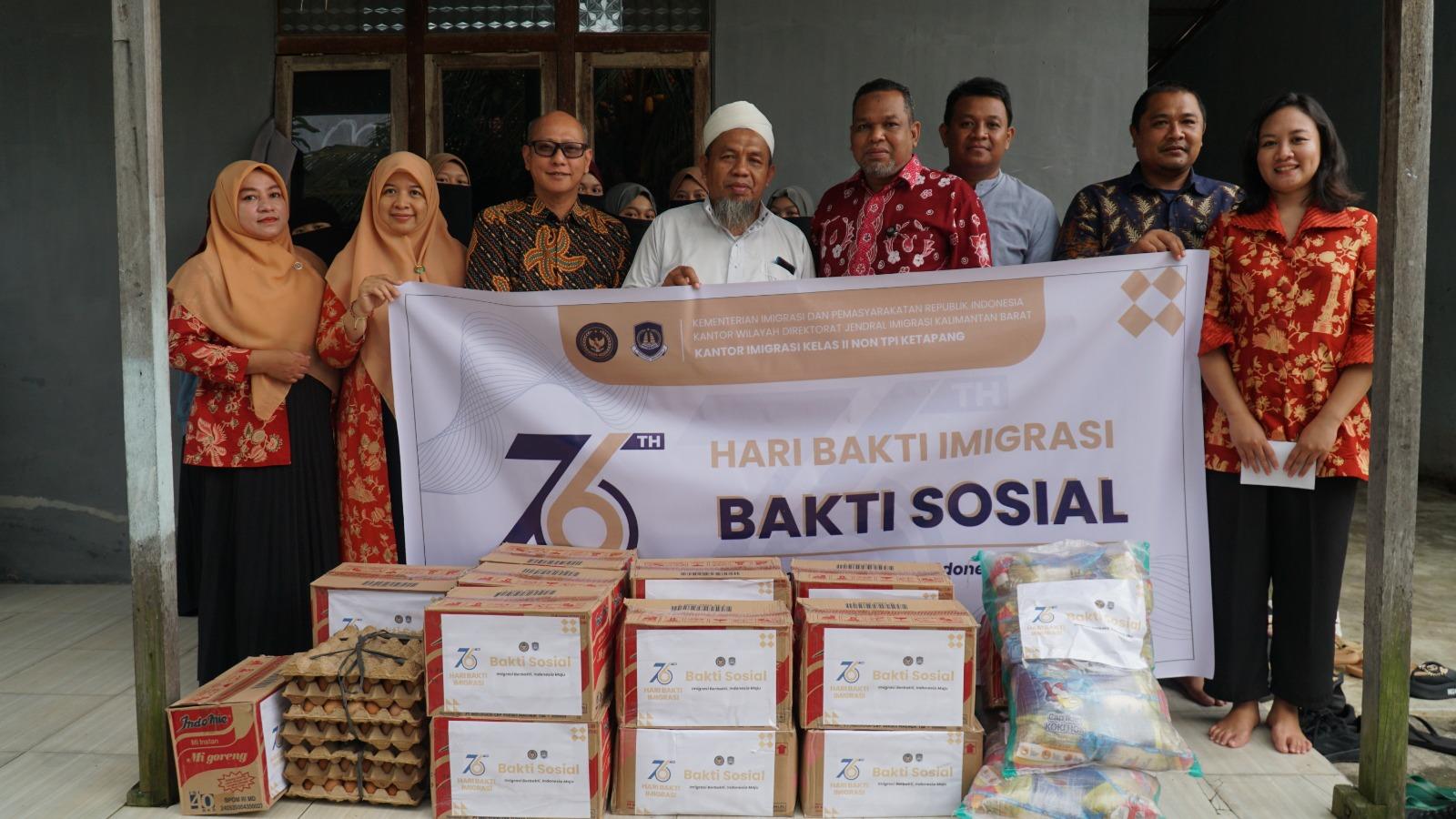Hari Bakti Imigrasi ke-76: Imigrasi Hadir Melalui Aksi Bakti Sosial