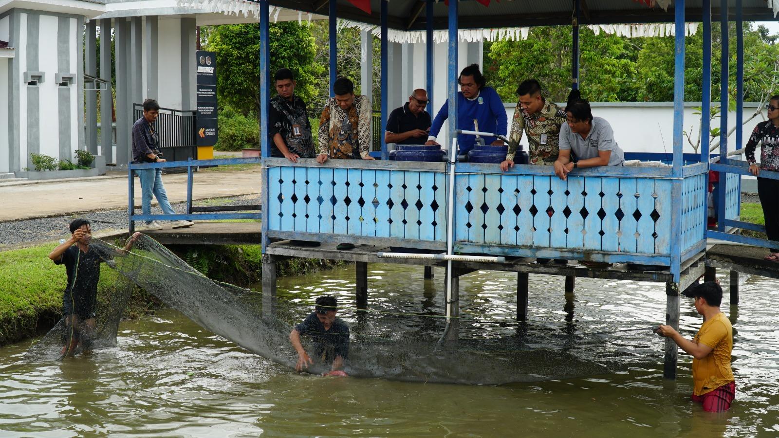 Imigrasi Ketapang Panen Ikan, Perkuat Soliditas dan Semangat Gotong Royong
